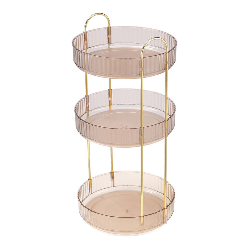 Plastic Makeup Organiser, Yellow