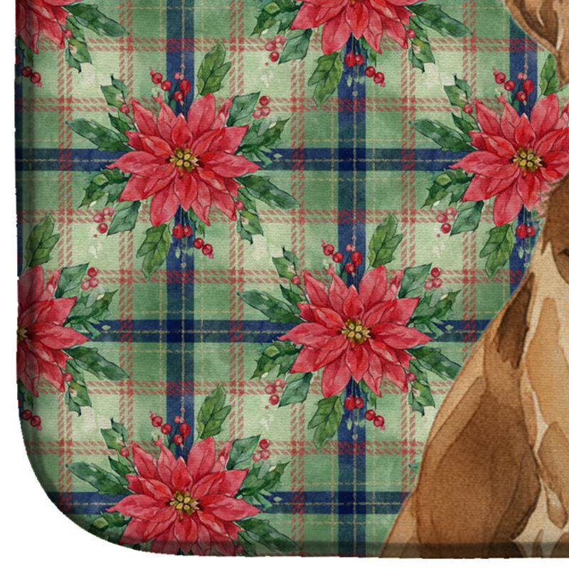 Tapis de séchage pour platoie de Noël, Brun