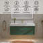 Ensemble de meuble-lavabo mural 48 po