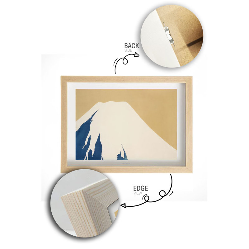 Élégante peinture décorative encadrée, 13 x 19 pouces | Cadre 100% bois massif (épaisseur: 0,8 pouce) | Œuvre d'art 100% MDF (épaisseur: 0,1 pouce) | Impression numérique, parfaite pour la décoration de la maison ou du bureau, design élégant et moderne