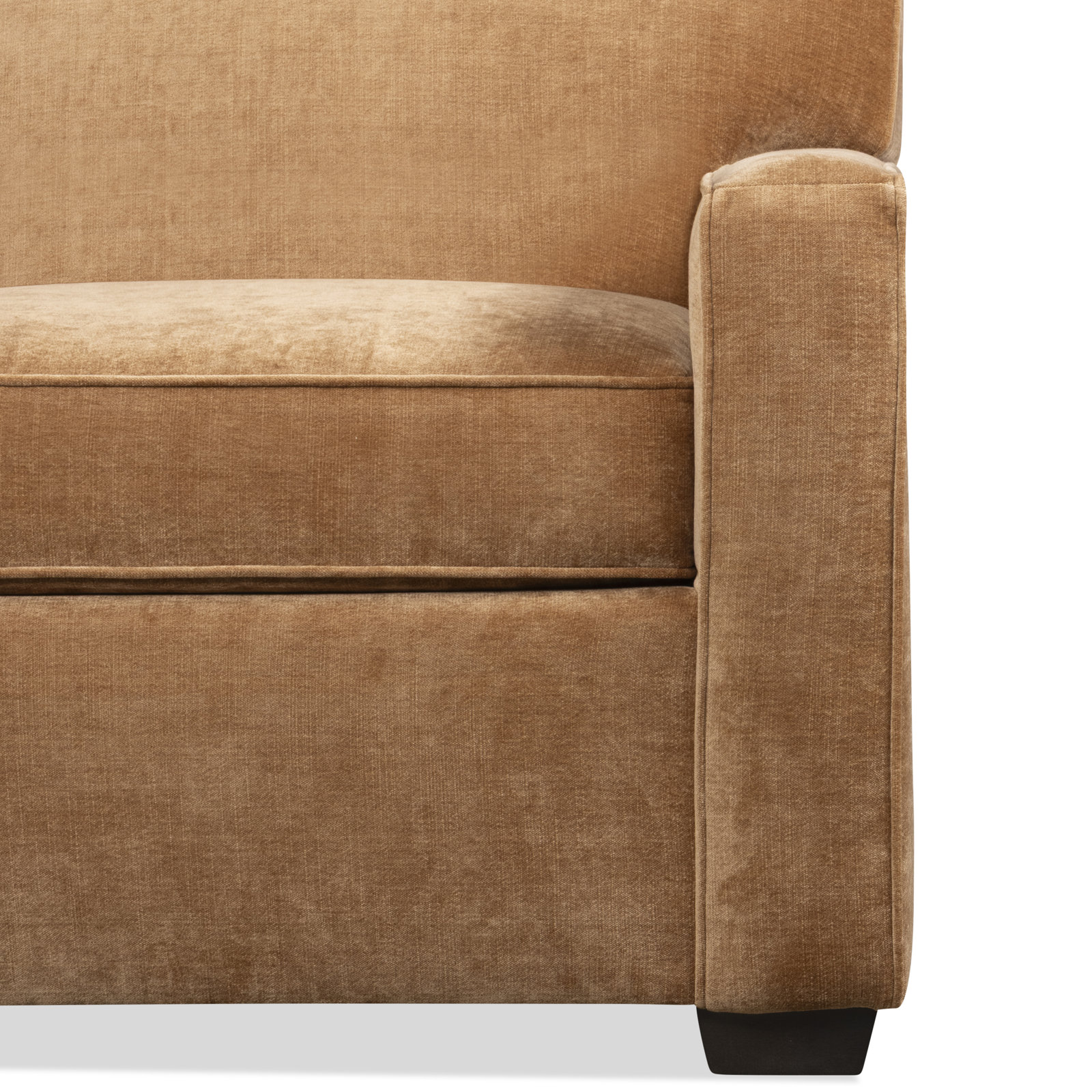 Francesca Upholstered Armchair, Andrew Cognac Performance Chenille
