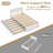 Twin Solid Wood Platform Bed with Trundle-213770051
