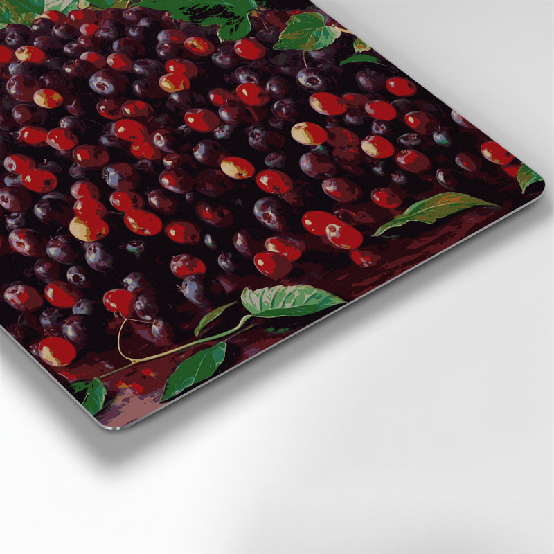 Art mural en métal Fruit Loganberry Brown, H 8 po x l 8 po