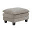 Repose-pieds Modern Chenille