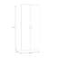 Rankine Manufactured Wood Wardrobe