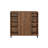 Waina Oak Finish Shoe Cabinet