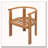 Wood Armrest Dining Chair