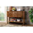 Server Cabinet With Bottom Shelf For Kitchen Storage-990755434