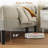 Avelyn Upholstered Platform Bed Frame with Vertical Channel Tufted Wingback Headboard-1653027205-1653027210