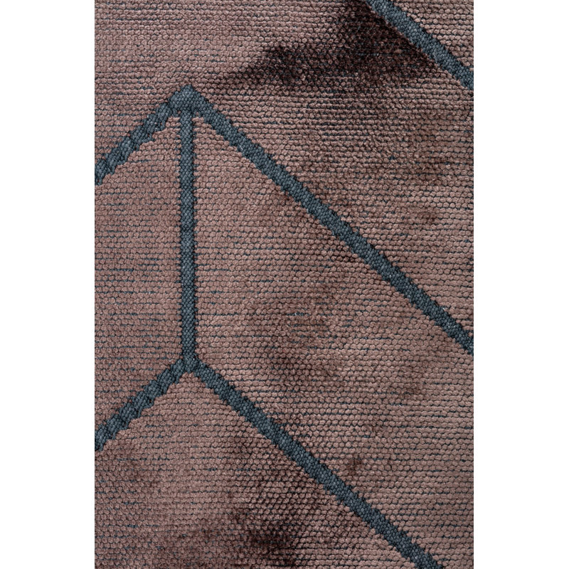 Tapis brun foncé Rapture, Rectangle 7 pi 10 po x 9 pi 10 po