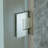 46-47" W x 76" H Pivot Frameless Single Swing Hinge Shower Door, 3/8 in. (10mm) Thickness Shattered-Proof Tempered Clear Glass-107531467