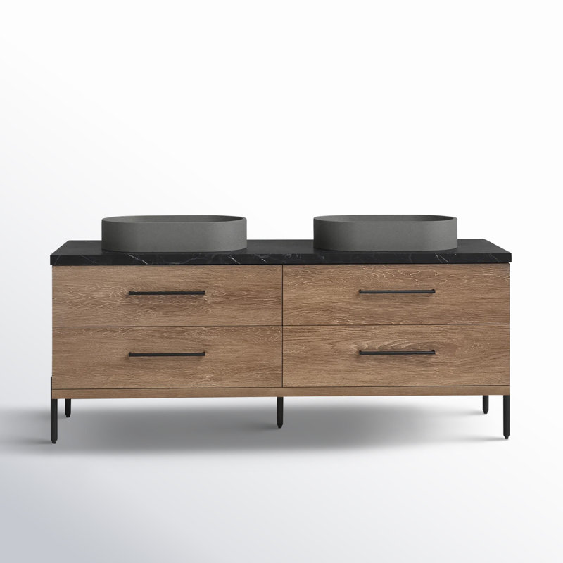 Dasher 72" Double Bathroom Vanity