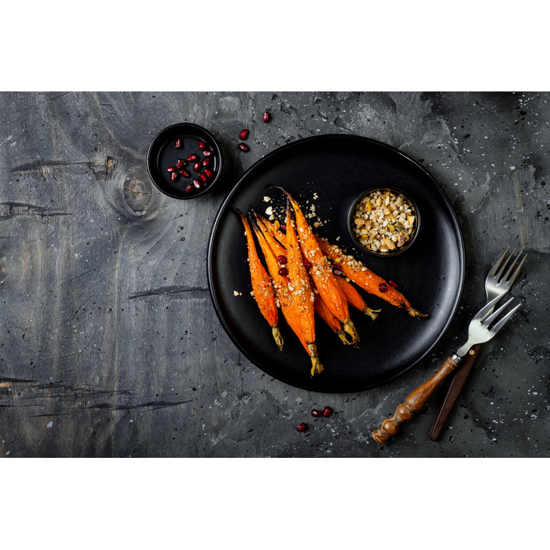 Roasted Carrots With Dukkah by Sveta_zarzamora - Wrapped Canvas Print, 30cm H x 46cm W x 3.8cm D