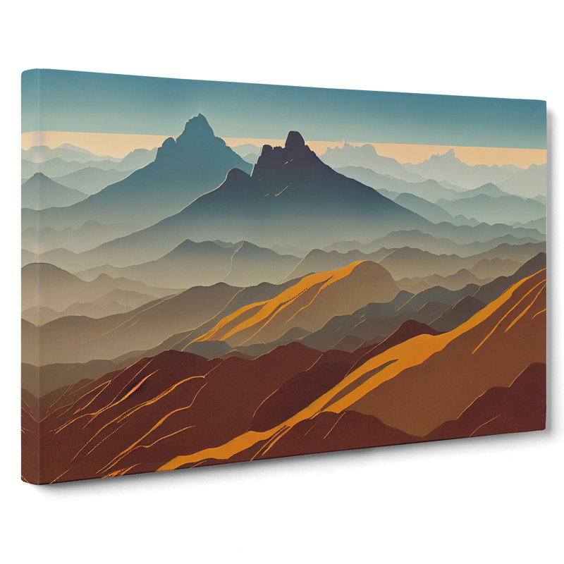 Gorgeous Mountain Landscape - Wrapped Canvas, 40cm H x 60cm W x 3cm D