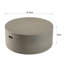 Mojokerto Round Stone Outdoor Side Table - 79 cm W 79 cm D