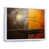 White Floater Framed