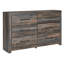 Commode double 6 tiroirs Drystan