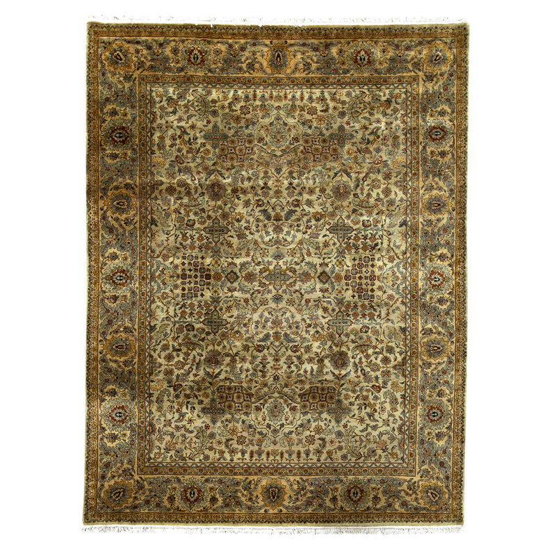 One-of-a-Kind Rectangle 9'1" X 12' Hand Knotted Area Rug