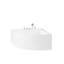 Burwinda 1330mm x 187mm Corner Whirlpool Acrylic Bathtub