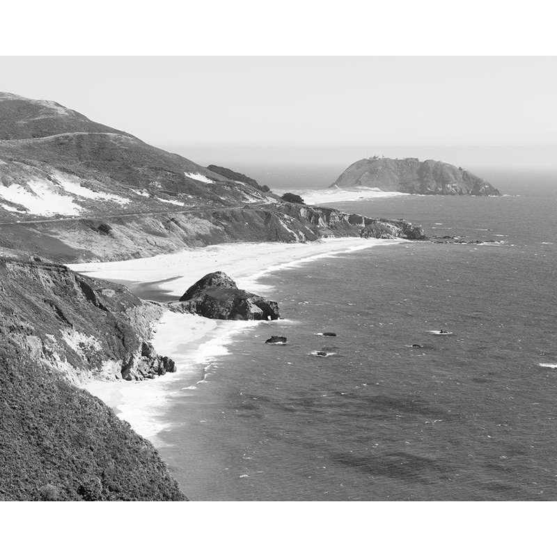 Reproduction d'art sur toile Beachcrest Home ™ Highsmith, Carol: Pacific Coast Highway Scenic, H 36 po x l 44 po