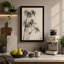 Bamboo in Ink Japandi - Wrapped Canvas-1093983065-1093983071