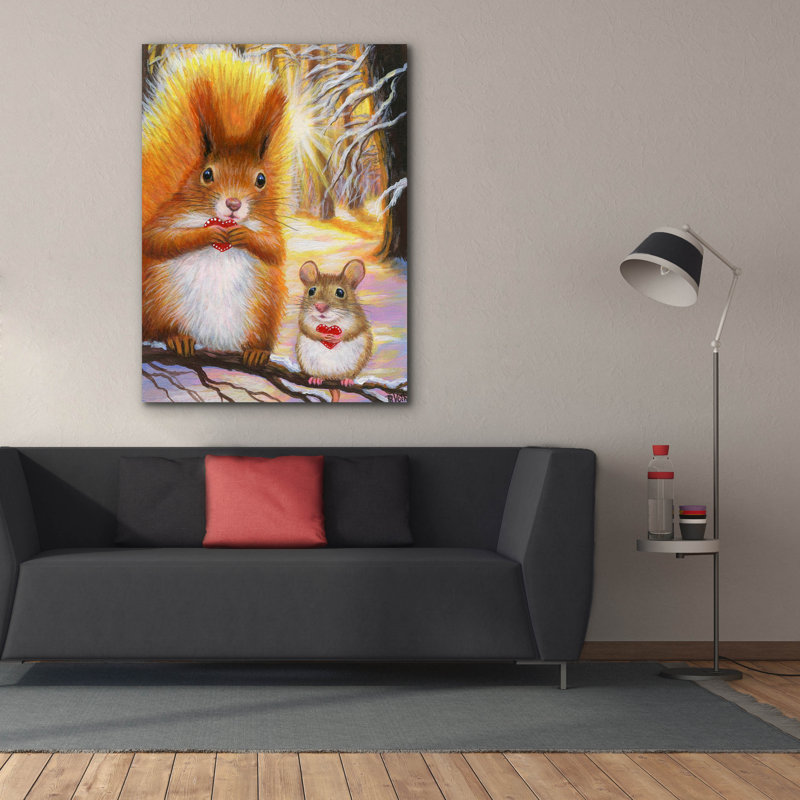 «Valentines For Friends7» par Bridget Voth, H 54 po x l 40 po x P 1,5 po