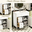 Meuble-lavabo de 30 pouces avec lavabo, 2 tiroirs et porte - Conception fonctionnelle, construction en bois massif, rails de tiroir lisses, lavabo, espace de rangement autoportant de style moderne 30 po, pieds, fonctionnement,-1543324694