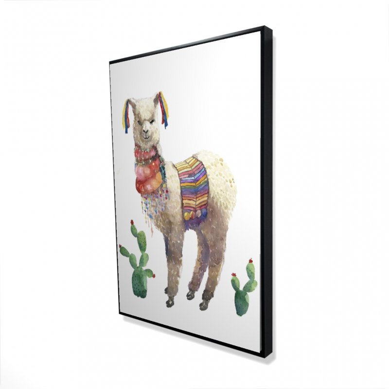 «Lama Parade», H 36 po x l 24 po