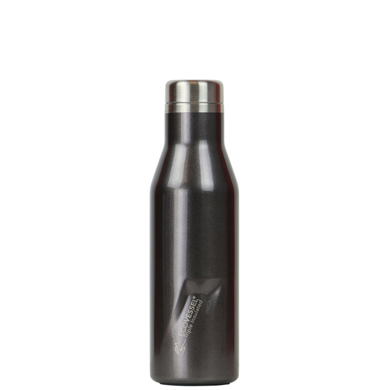 EcoVessel Stainless Steel Travel Mug, 473ml, Grey