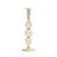 F2023 11'' H Glass Tabletop Candlestick-1557781475