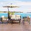 Multi-Person Outdoor Sofa Combination With A Table, Suitable For Garden, Backyard And Balconies-771345786
