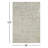 Rafe Handmade Wool Gray Area Rug-1310416099