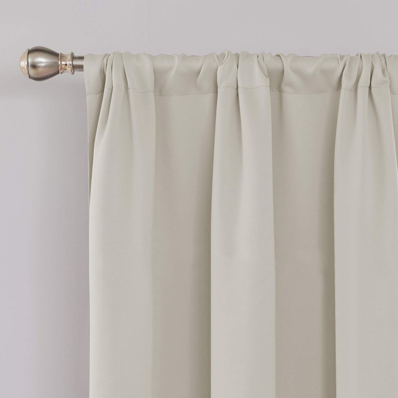 Nyshawn Blackout Curtain Pair, Cream