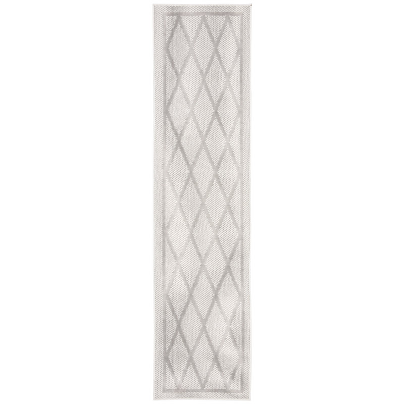 Abadou Performance Machine Washable Geometric Indoor/Outdoor Area Rug, Runner 2' x 8'