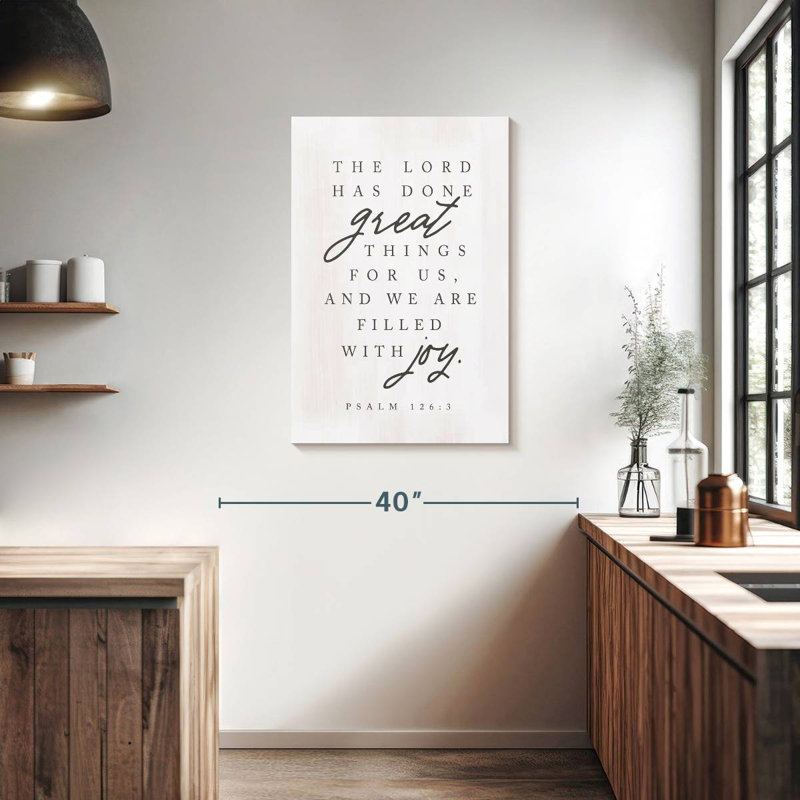 Tergel «The Lord Has Done Great», H 36 po x l 24 po