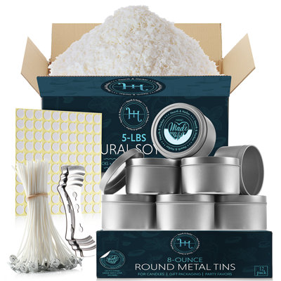 Ensemble de bougies en cire parfumée au soja naturel 215 pièces 215 pièces