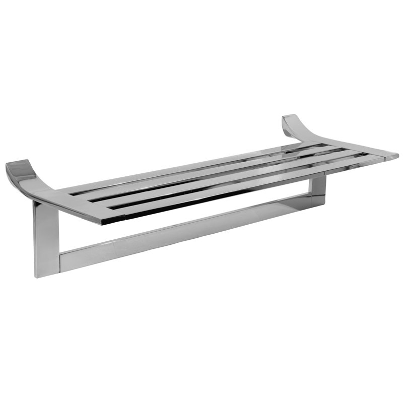Cinu 24" Hotel Shelf with Towel Bar