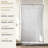 42 In. W X 72 In. H Pivot Framed Shower Door In Brushed Nickel Finish With Tempered Glass-122071887
