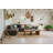 Almendarez 1-Light Rattan Pendant with Brass Finish