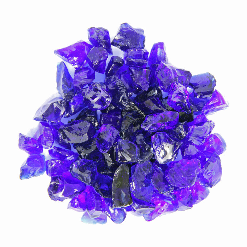 Verre à feu recyclé Sundberg, Bleu de cobalt