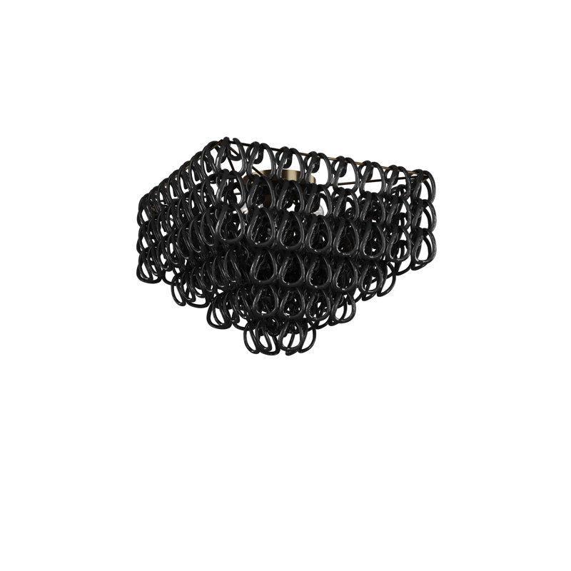 Giogali 4 - Light Flush Mount, Matte Bronze, Black