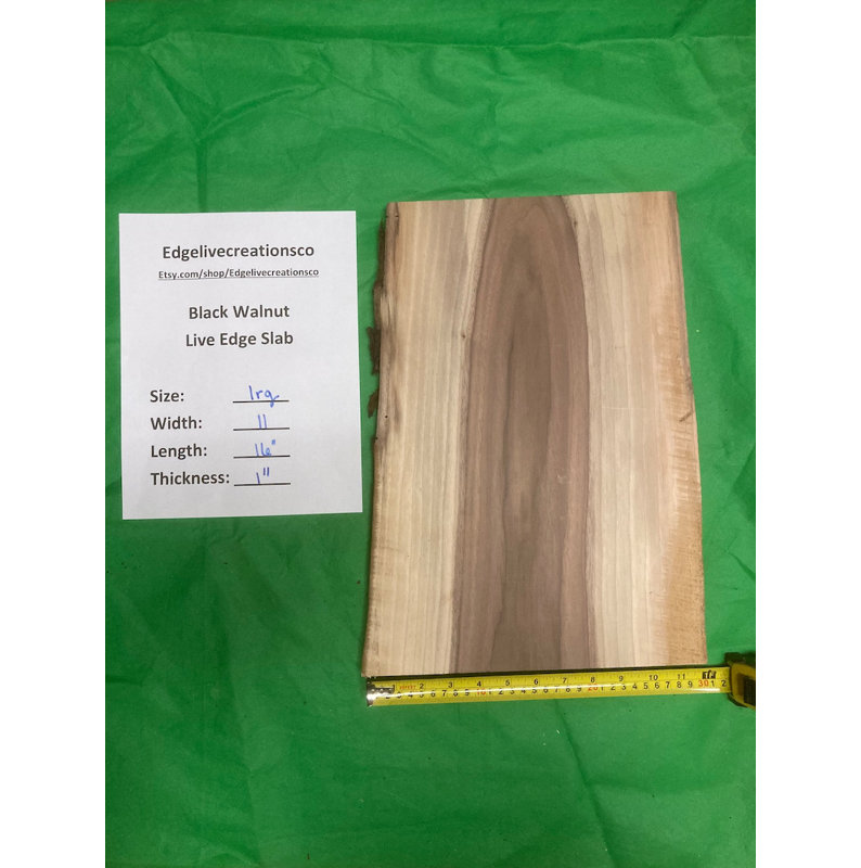 Planches à découper en bois de noyer noir, L 6 po x L 36 po