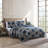 Eddie Bauer Madrona Blue Cotton Reversible Quilt Set-87092880-87092879
