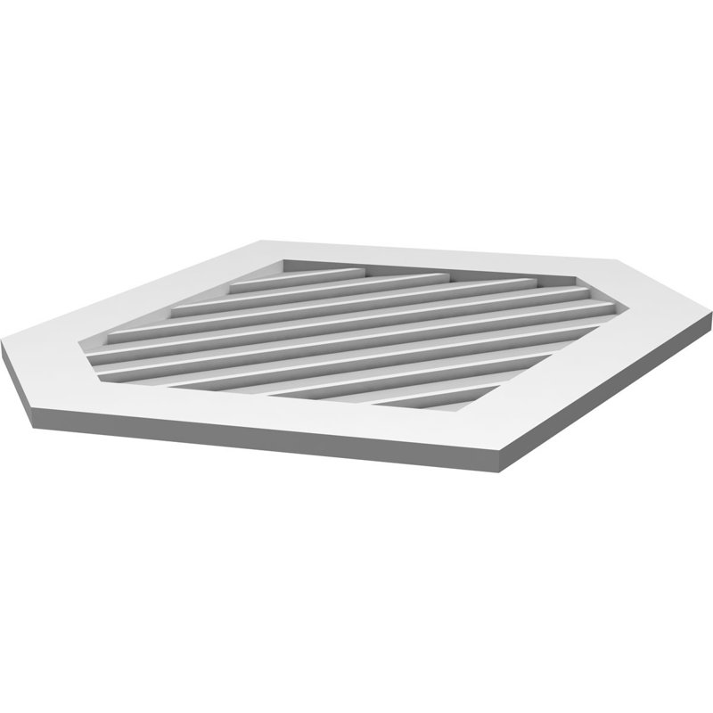 Pente verticale verticale en uréthane 8 pi, 1" H x 34" W x 32" L