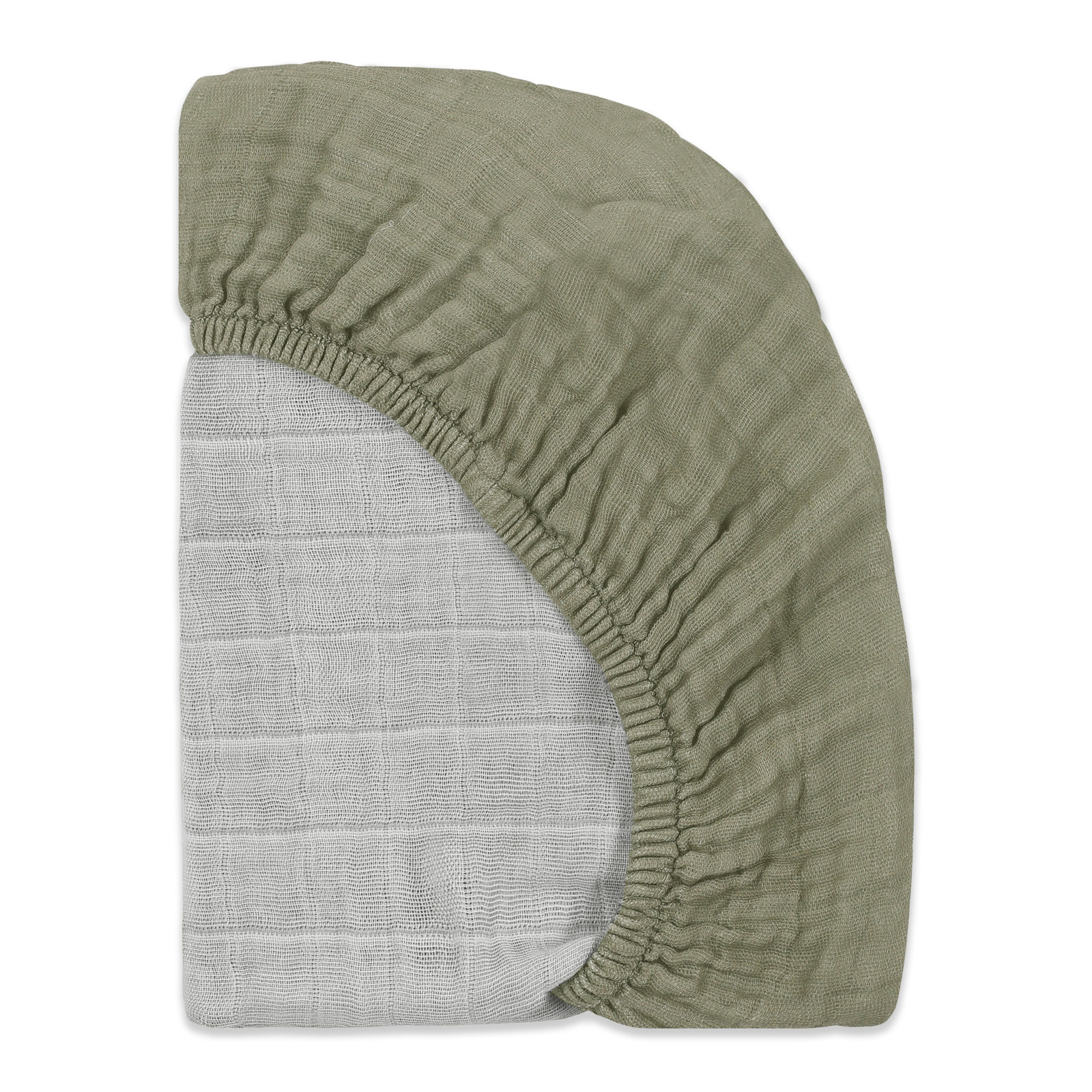 Matcha Muslin All-Stages Bassinet Sheet
