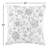 Rodanthe 20" W Square Cotton Floral Throw Pillow with Insert -910000887