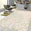 Modern Ivory/L. Green Area Rug
