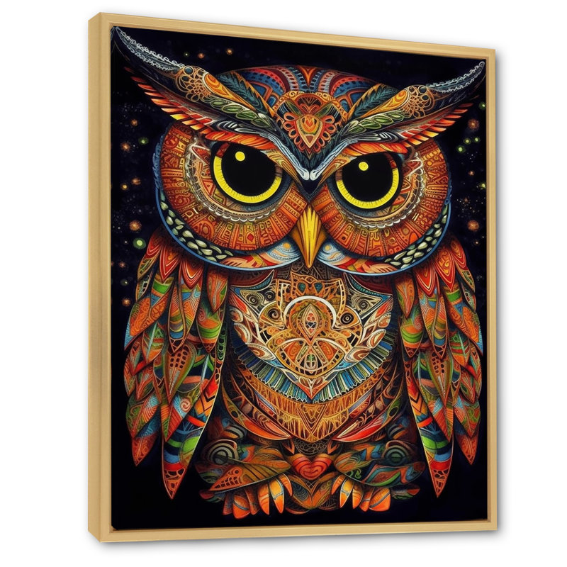 Sagesse brune et jaune sur toile, H 40 po x l 30 po x P 1,5 po, Cadre naturel flottant
