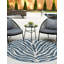 Tapis intérieur / extérieur bleu Itchington-1636017787
