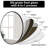 Round Mirror, Brushed Aluminum Alloy Frame Wall Mounted Circle Mirror, Vanity Mirror For Bathroom Over Sink, Living Room, Bedroom, Entryway, Hallway-161016736-161016737